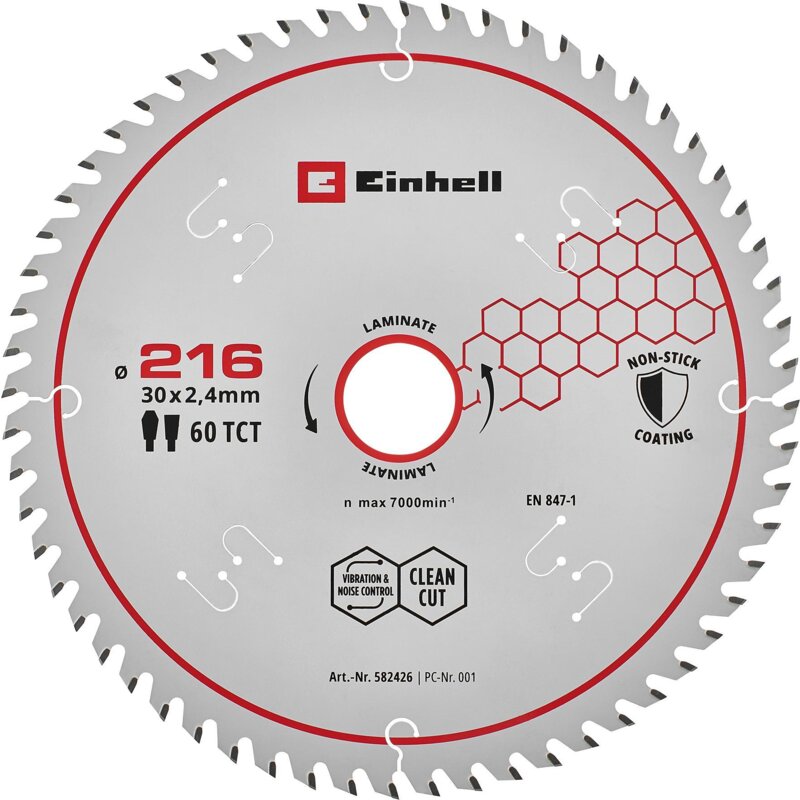 Tarcza do cięcia EINHELL 582426 216 mm