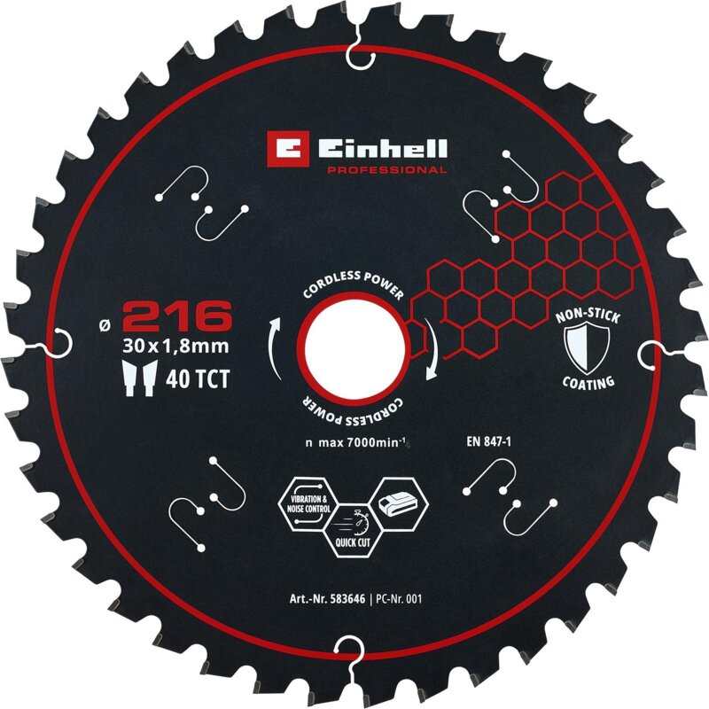 Tarcza do cięcia EINHELL 583646 216 mm
