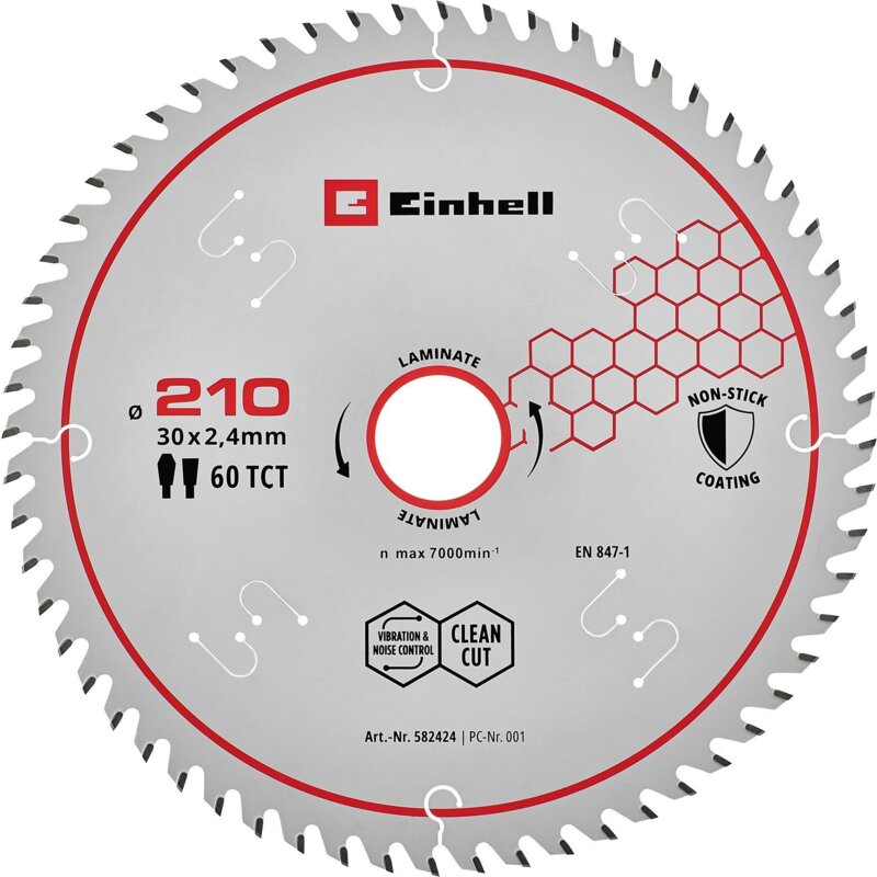 Tarcza do cięcia EINHELL 582424 210 mm