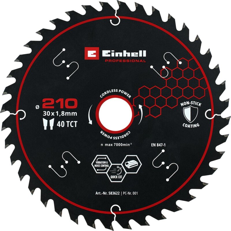 Tarcza do cięcia EINHELL 583622 210 mm