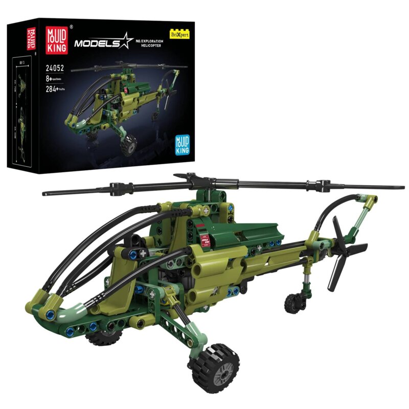 Klocki plastikowe MOULD KING Technic Exploration Helicopter Model Building 24052