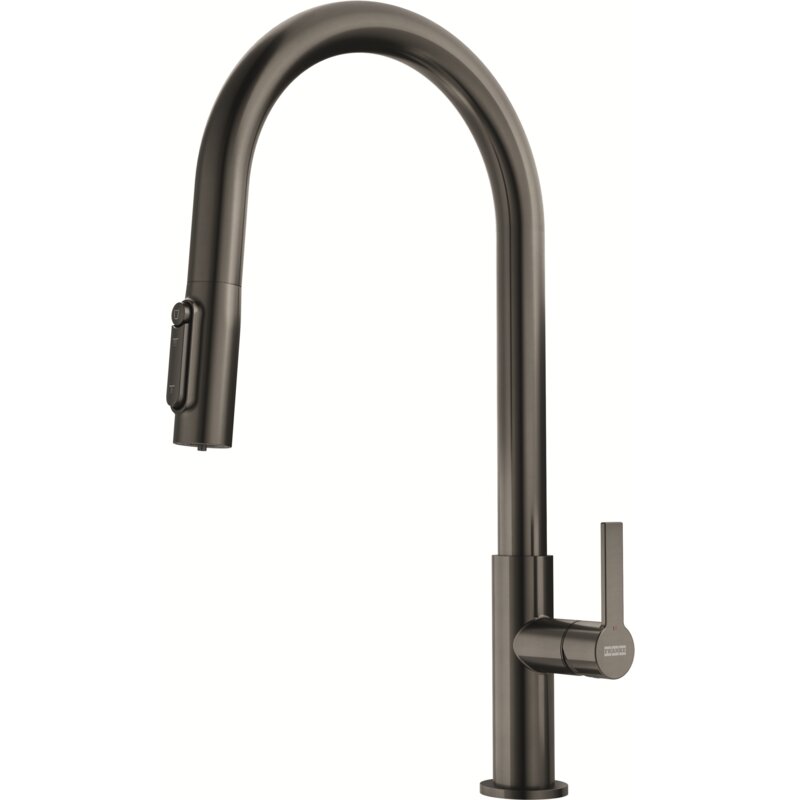 Franke Maris Slim Clear Water Pull-out J Antracytowy Mosiądz