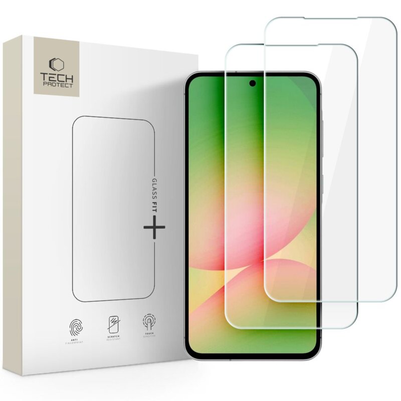 Szkło hartowane TECH-PROTECT Glass Fit+ do Samsung Galaxy A37/A57 5G (2 szt.)