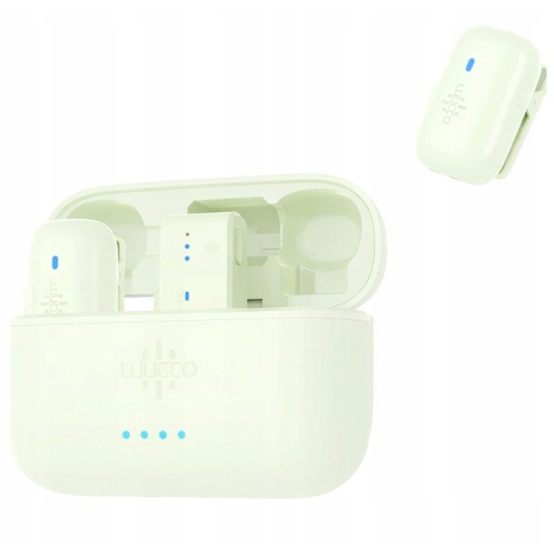 Mikrofon krawatowy LUUCCO MiniPods K2 USB-C Zielony (2 szt.)