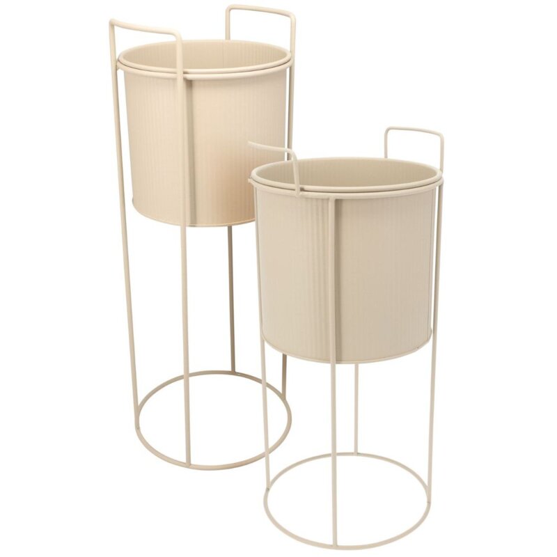 Kwietnik KOOPMAN 50.8 cm Beżowy (2 szt.)