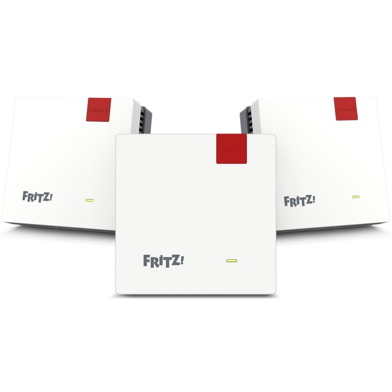 Wzmacniacz sieci FRITZ! Mesh Set 1700 2.4 / 5 GHz, Wi-Fi 7 (802.11 a/g/n/ac/ax/be) (3 szt.)