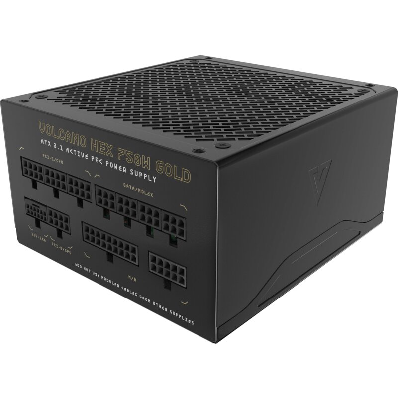 Zasilacz MODECOM Volcano Hex 750W 80 Plus Gold (Bulk)