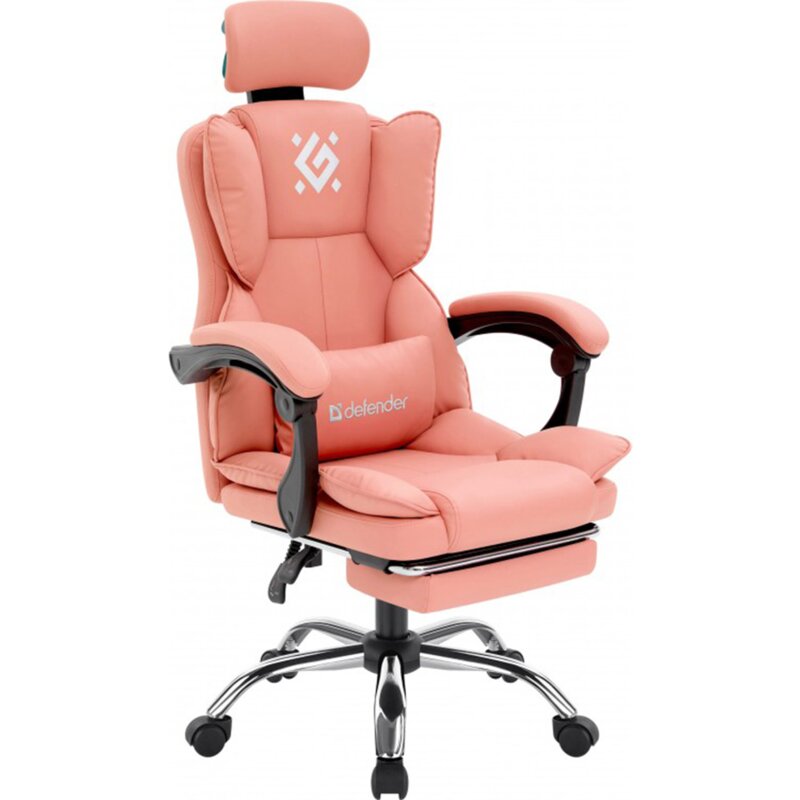 Fotel gamingowy DEFENDER Ego Różowy