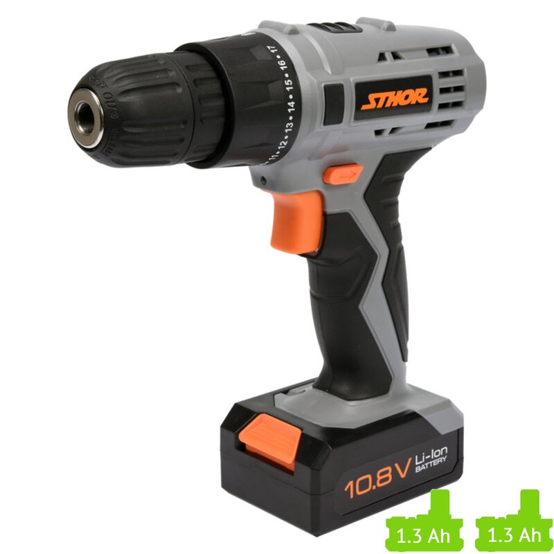 Wiertarko-wkrętarka STHOR 78981 z akumulatorem