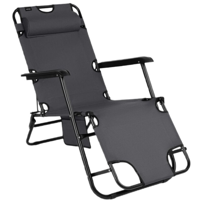 Leżak SPOKEY Tampico 946630 Czarny