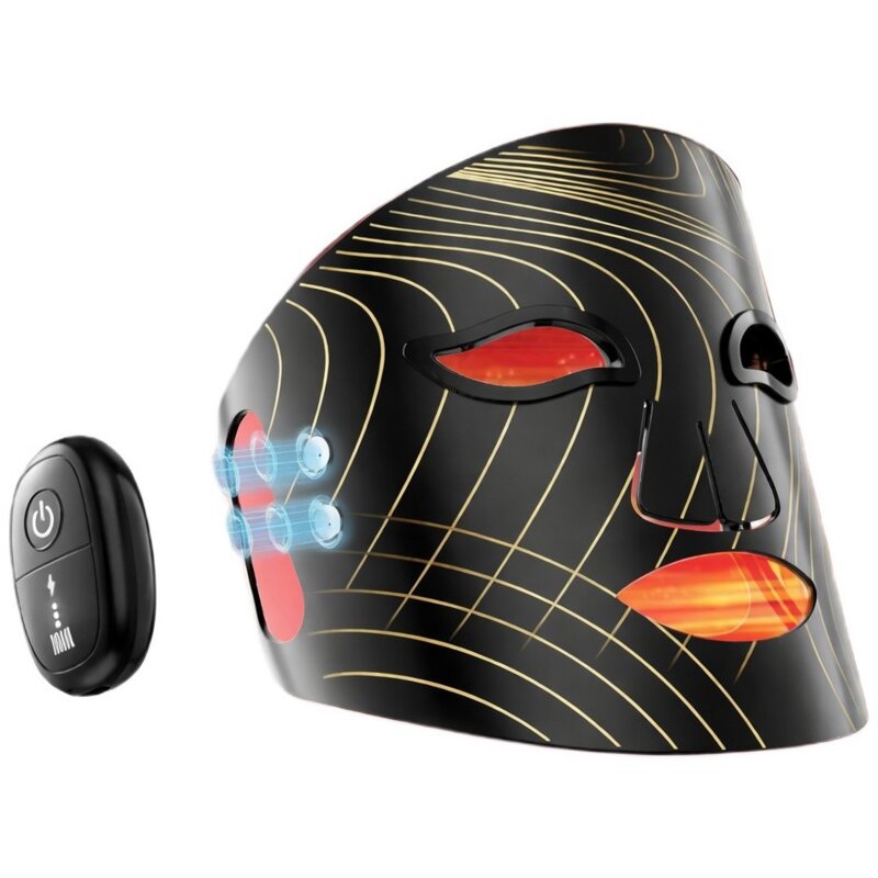 Maska LED do twarzy FITBYMED 2243 Czarny