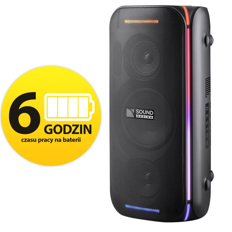 Power audio DEFENDER Boomer 90 Karaoke Czarny