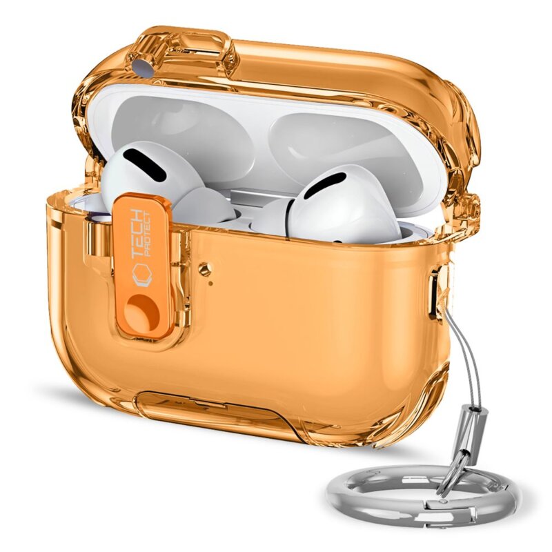 Etui TECH-PROTECT Bounce Pro do Apple AirPods Pro 3 Pomarańczowy