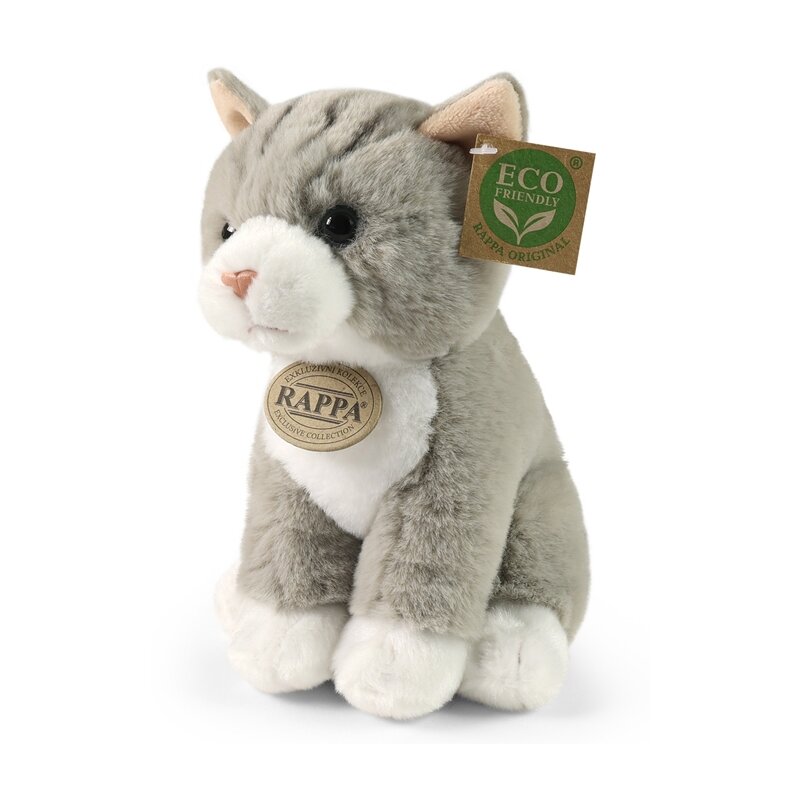 Maskotka RAPPA Eco-Friendly Kot szary siedzący 250819