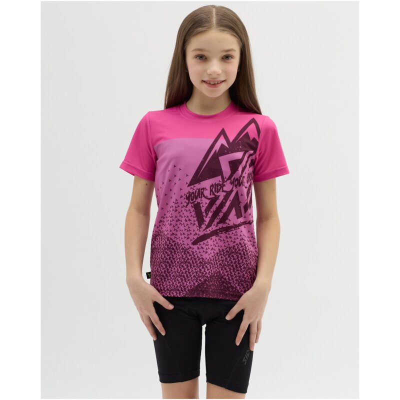 Koszulka rowerowa (z krótkim rękawem) dziecięca SILVINI Junior Jersey DENNI