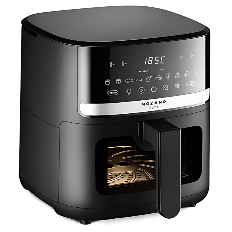 Air Fryer Frytkownica beztłuszczowa MOZANO Slide 5L z okienkiem 1500 W