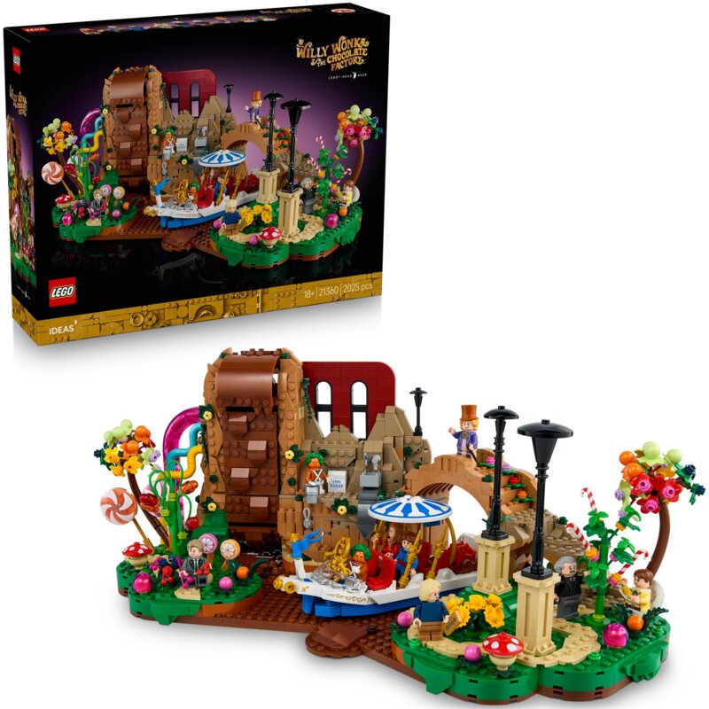 LEGO Ideas 21360 Willy Wonka i fabryka czekolady - odbiór za 0 zł we wszystkich salonach x-kom i Neonet