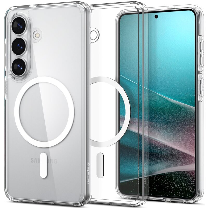 Etui SPIGEN Ultra Hybrid Mag MagSafe do Samsung Galaxy S26 Przezroczysto-biały