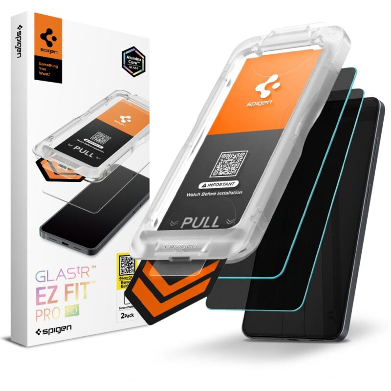 Szkło prywatyzujące SPIGEN Glas.Tr Ez Fit Pro HD do Samsung Galaxy S26 (2 szt.)
