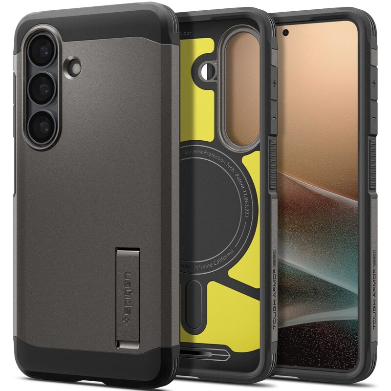 Etui SPIGEN Tough Armor Mag MagSafe do Samsung Galaxy S26+ Grafitowy