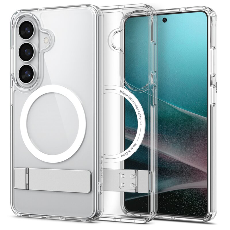 Etui SPIGEN Ultra Hybrid S Mag MagSafe do Samsung Galaxy S26+ Przezroczysty