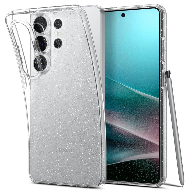 Etui SPIGEN Liquid Crystal Glitter do Samsung Galaxy S26 Ultra Przezroczysty