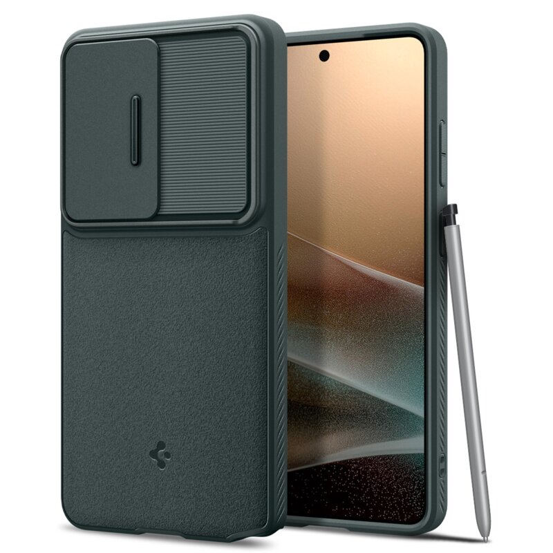 Etui SPIGEN Optik Armor do Samsung Galaxy S26 Ultra Zielony