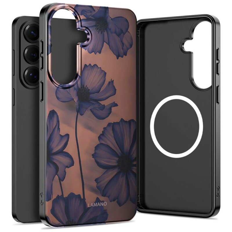 Etui TECH-PROTECT Lamano MagSafe do Samsung Galaxy S26 Velvet Night