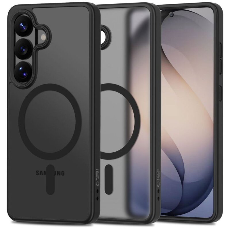 Etui TECH-PROTECT MagMat MagSafe do Samsung Galaxy S26 Czarny mat