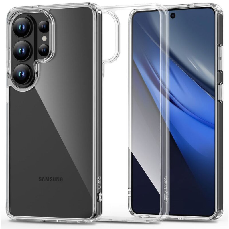 Etui TECH-PROTECT Flexair Hybrid do Samsung Galaxy S26 Ultra Przezroczysty