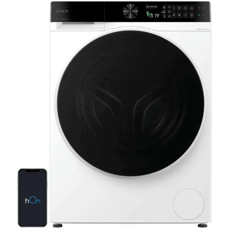 Pralka CANDY ProWash 750 BQ 48SBL10U-S 8kg Slim 46cm 1400obr AI ProWash Sterowanie smartfonem