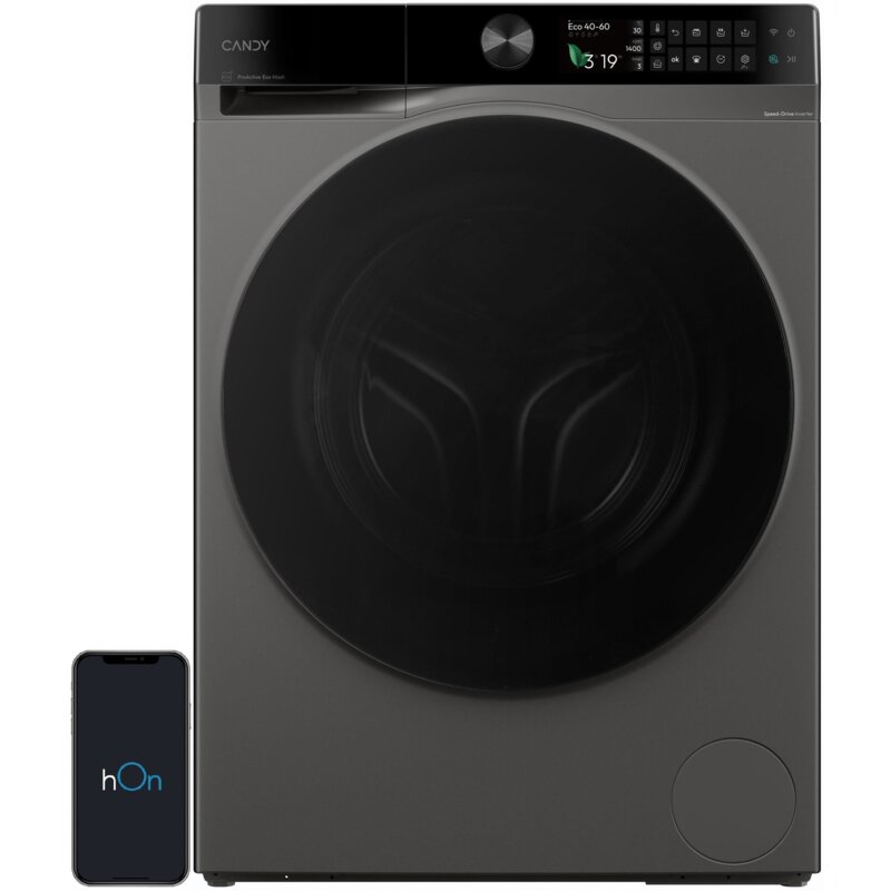 Pralka CANDY ProWash 750 BQ 49SBL10GU-S 9kg Slim 46cm 1400obr AI ProWash Sterowanie smartfonem
