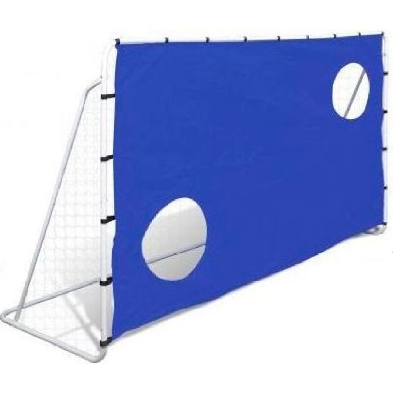 Bramka do piłki nożnej VIZARI z tarczą strzelecką (215 x 152 x 76 cm)