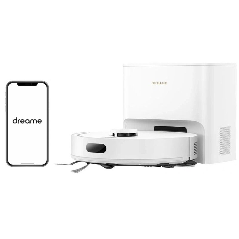 Dreame F20 Plus Funkcja mopowania Stacja oczyszczająca Tworzenie mapy pomieszczenia 74dB Biały