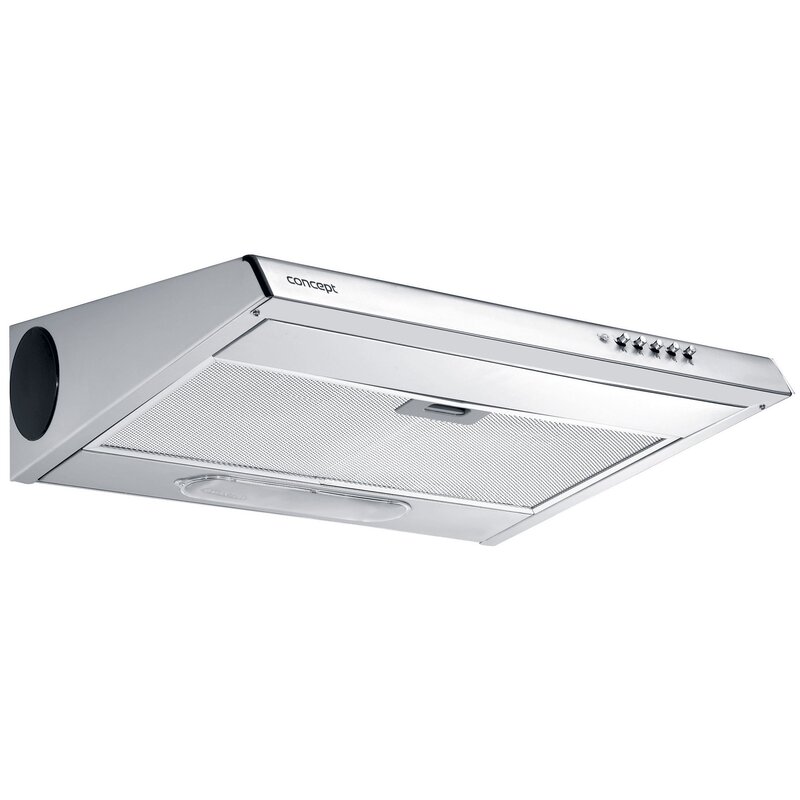 Okap CONCEPT OPP-2060 Srebrny 186m3/h 66dB klasa E