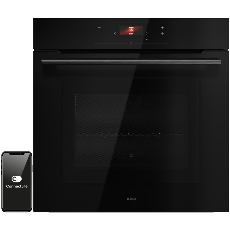 Piekarnik ASKO Essence OCM26BGH Elektryczny z mikrofalą, Czarne szkło, Celsius°Cooking™, WIFI ConnectLife