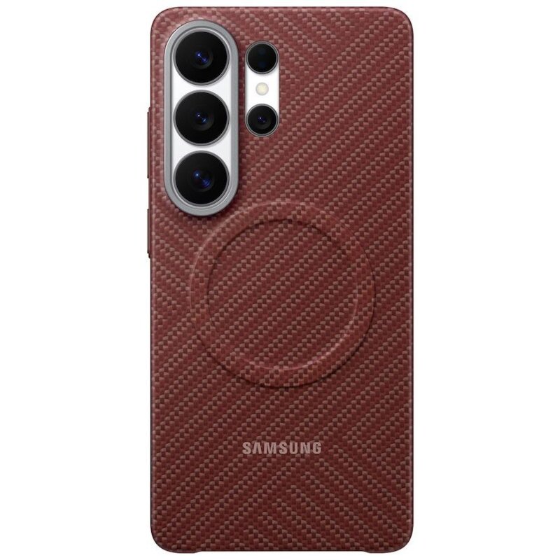 Etui SAMSUNG Carbon Magnet do Galaxy S26 Ultra Czerwony EF-KS948SREGWW