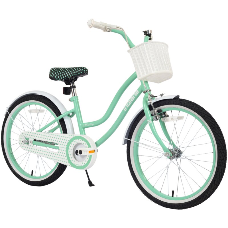 Rower dziecięcy INDIANA Pretty 20 cali dla dziewczynki Miętowy