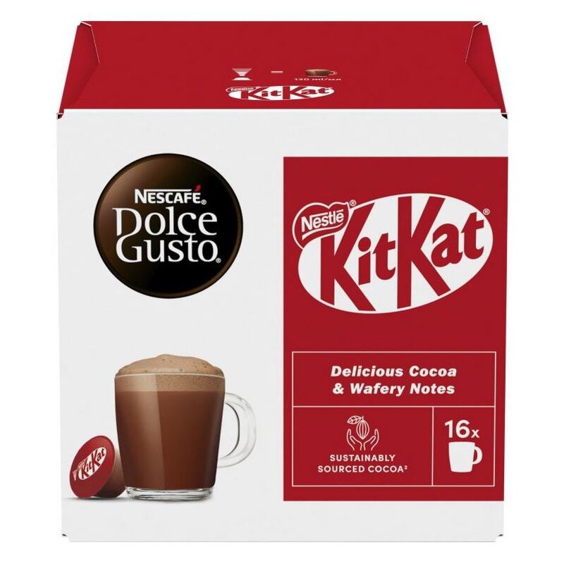 Kapsułki NESCAFÉ KitKat Chocolate do ekspresu Nescafé Dolce Gusto