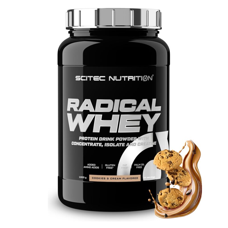 Odżywka białkowa SCITEC NUTRITION Radical Whey Ciastko kremowe (1000 g)