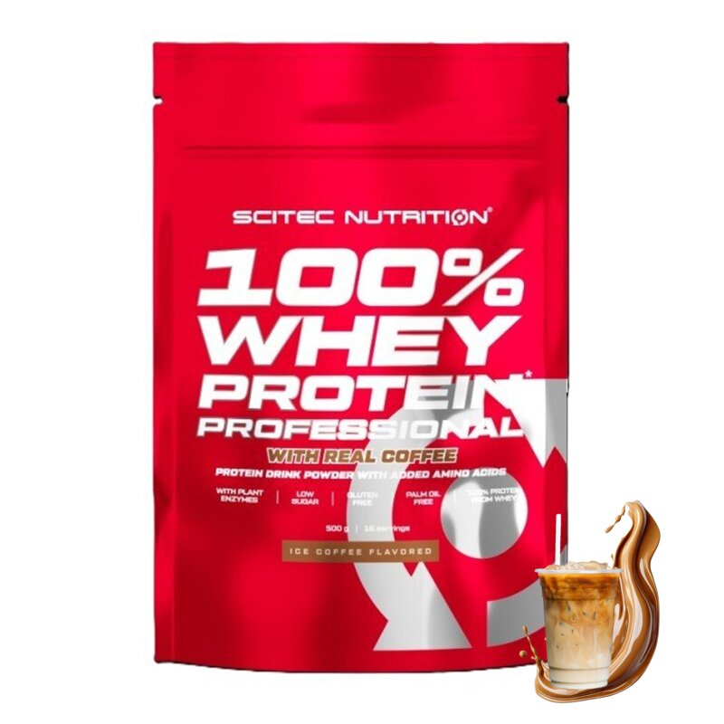 Odżywka białkowa SCITEC NUTRITION Whey Protein Professional Kawa mrożona (500 g)