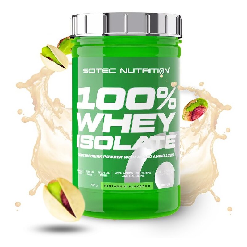 Odżywka białkowa SCITEC NUTRITION 100 Whey Isolate Pistacjowy (700 g)
