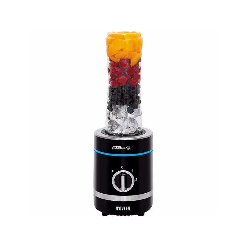 Blender personalny NOVEEN Sport Mix & Fit SB1000 X-line (Sportowy) + 2 bidony w komplecie