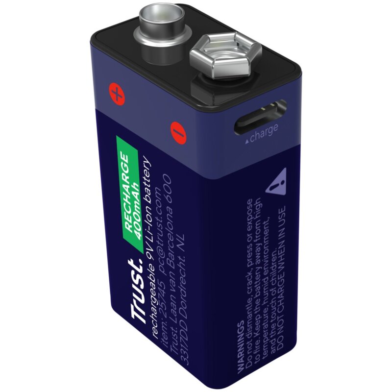 Akumulator TRUST 9V 400 mAh 25745