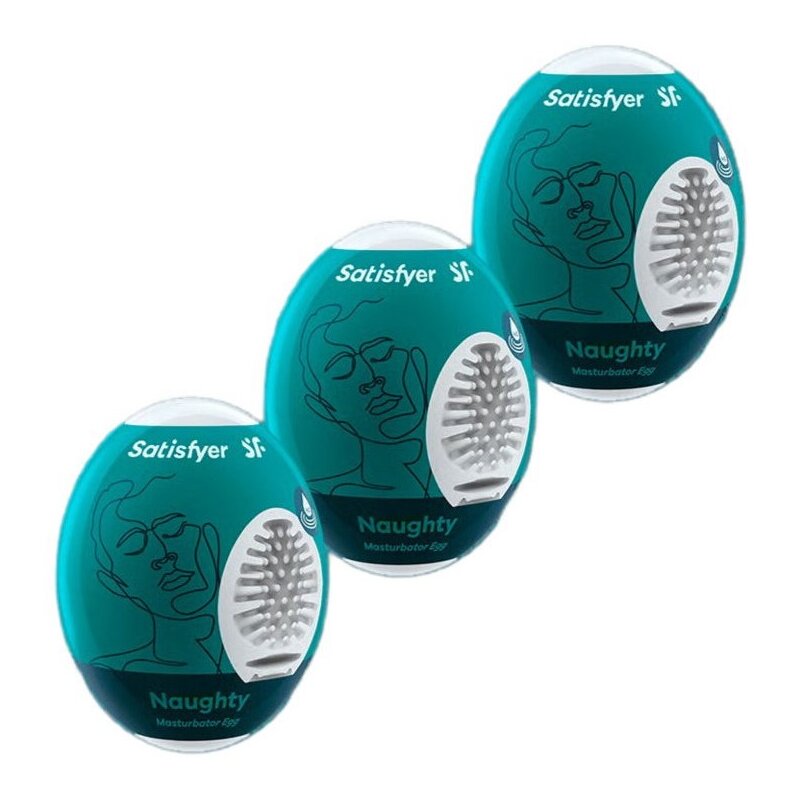 Zestaw masturbatorów SATISFYER Naughty 3 szt.