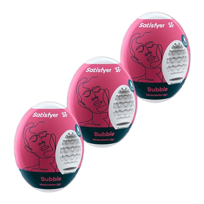 Zestaw masturbatorów SATISFYER Bubble 3 szt.