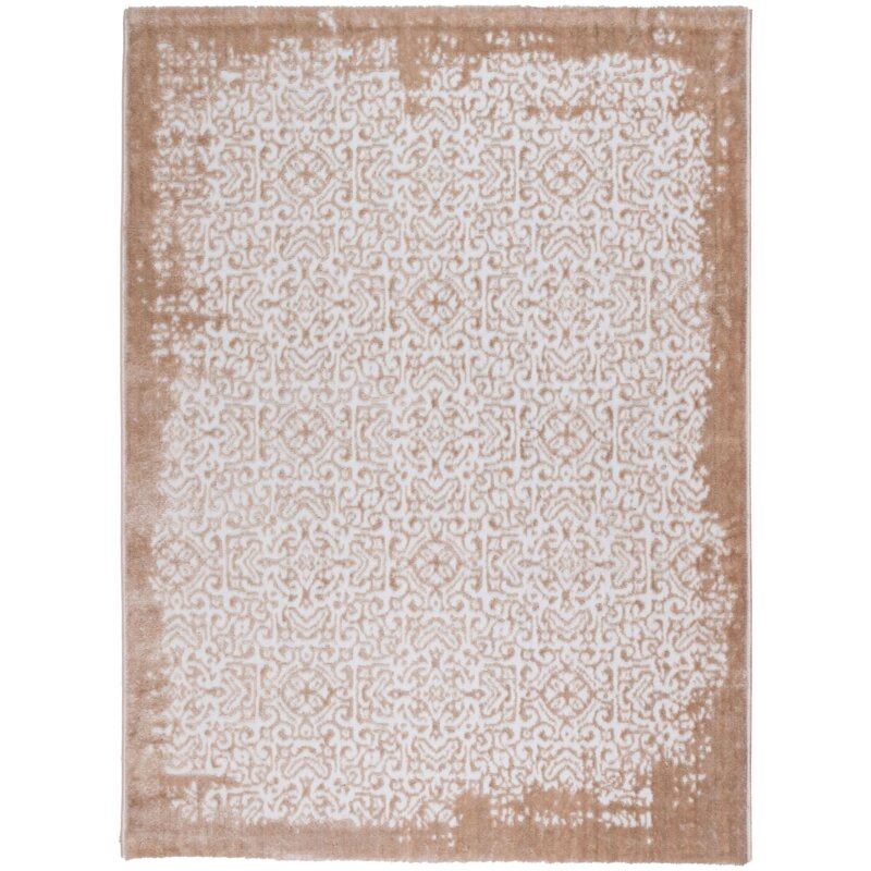 Dywan wewnętrzny MULTIDECOR Rosaline 70 x 140 cm Ornament Beżowy