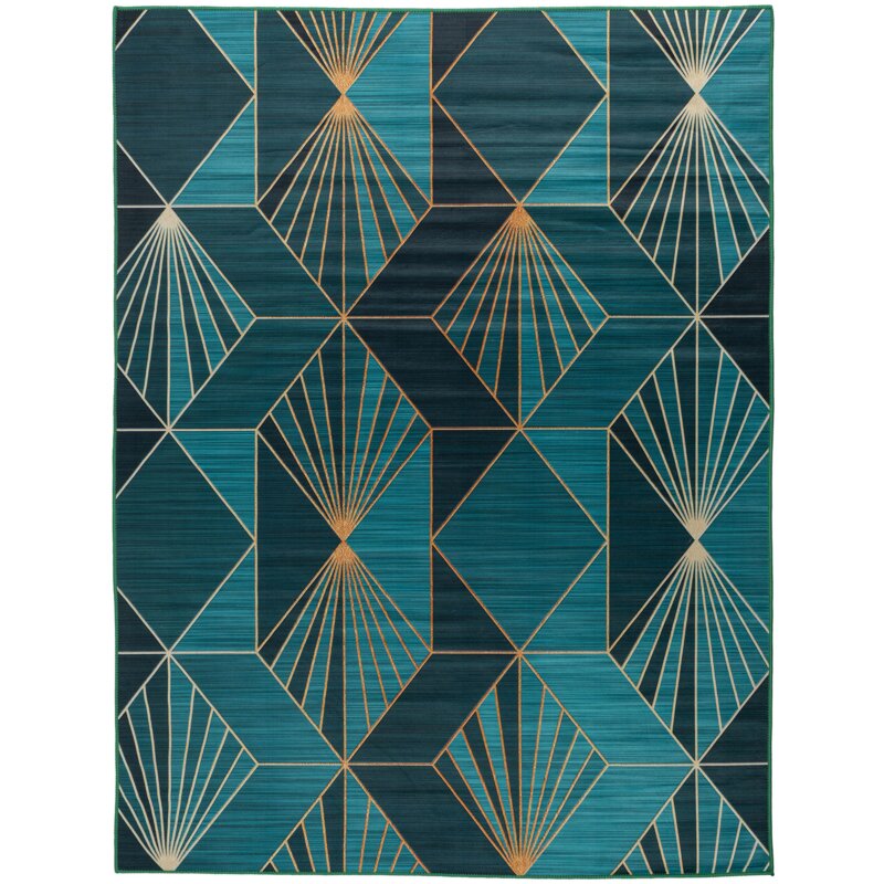 Dywan wewnętrzny MULTIDECOR Geometria 80 x 150 cm Wielokolorowy