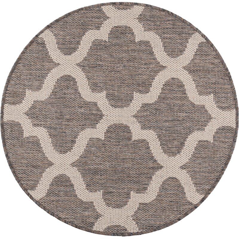 Dywan wewnętrzny MULTIDECOR Express In Marokański 80 x 80 cm Szaro-beżowy