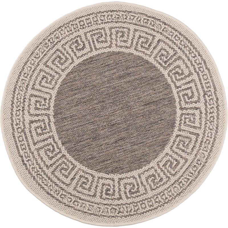 Dywan wewnętrzny MULTIDECOR Express In Grecki 80 x 80 cm Szaro-beżowy